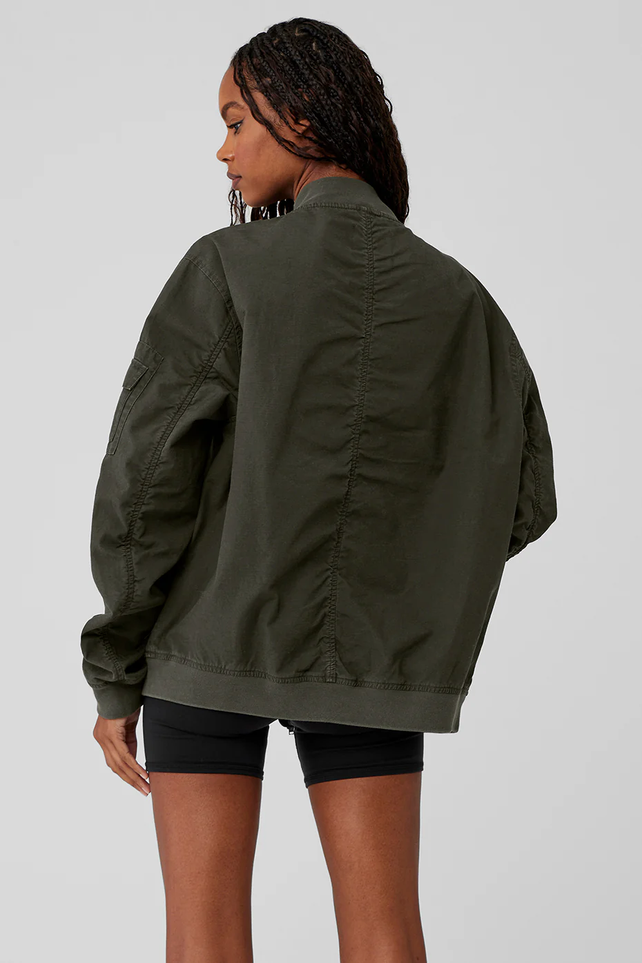 Division Ripstop Bomber Jacket - Stealth Green