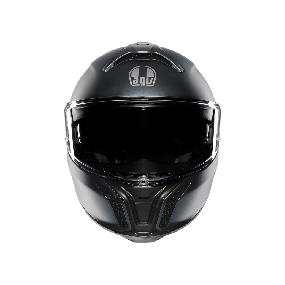 TOURMODULAR MATT ARDESIA GREY - MOTORBIKE FLIP UP HELMET E2206