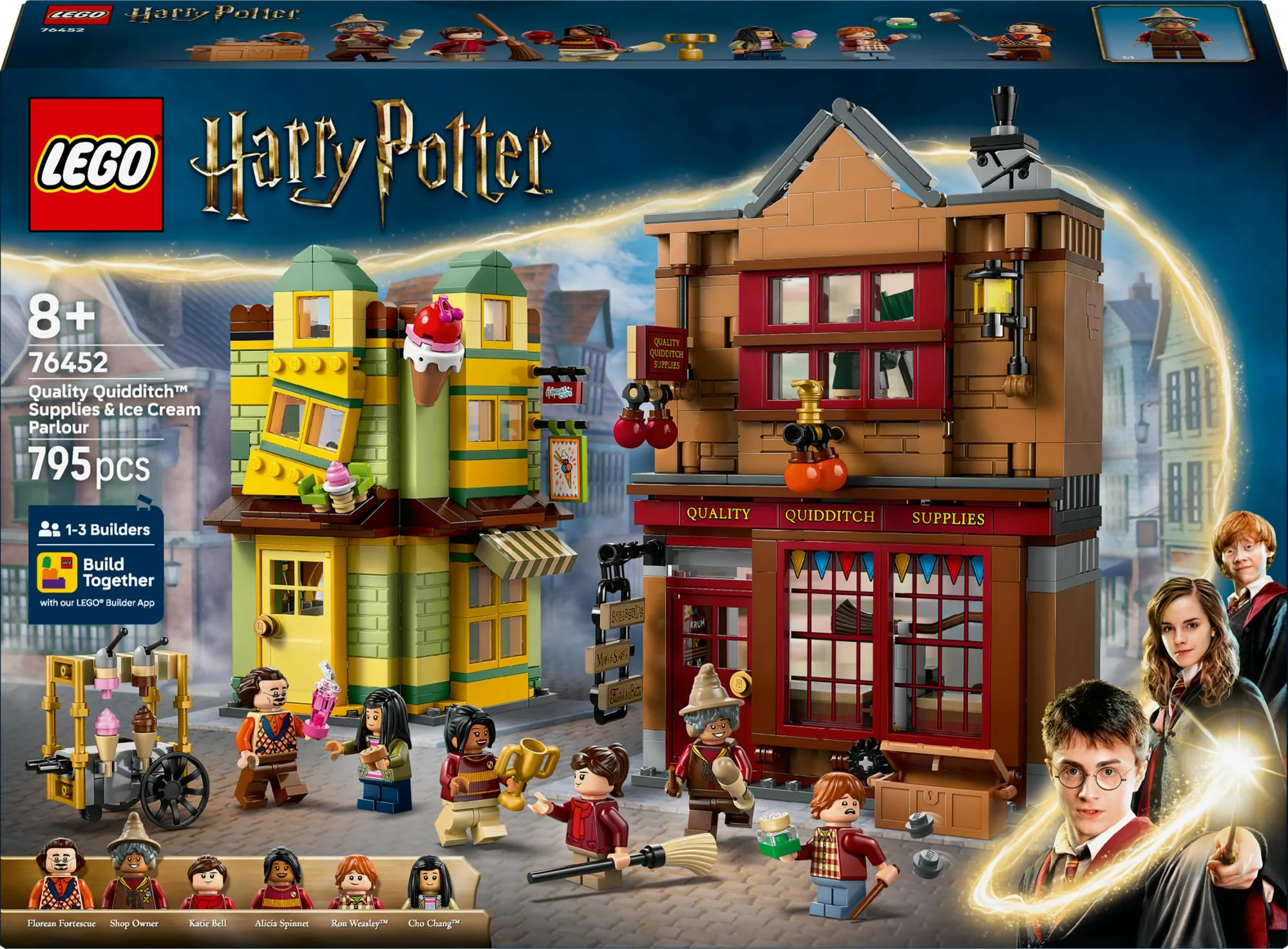 LEGO 76452 Harry Potter Quality Quidditch and Fortescue's Ice Cream Parlor