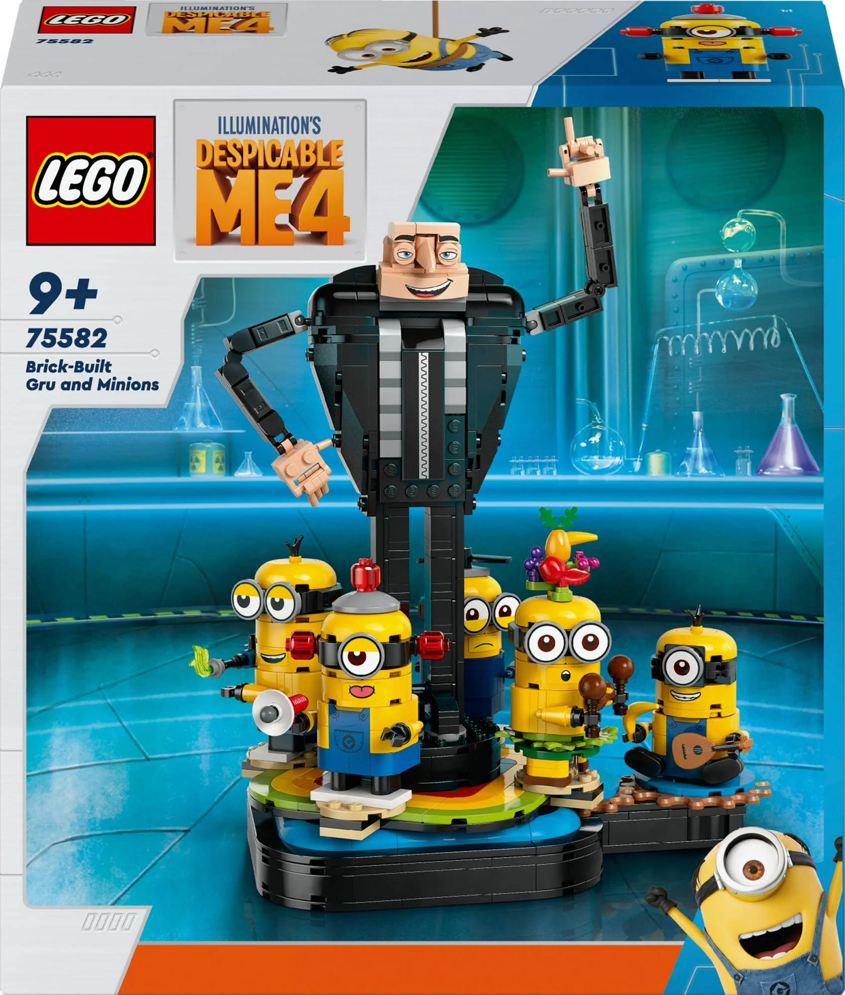 LEGO 75582 Minions Gru and the Minions made of LEGO bricks