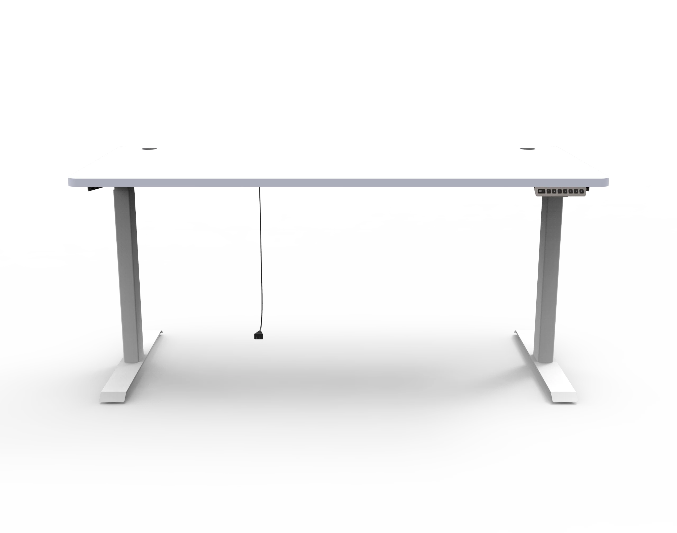 Nordic FlexiDesk Gamer Tisch Weiß