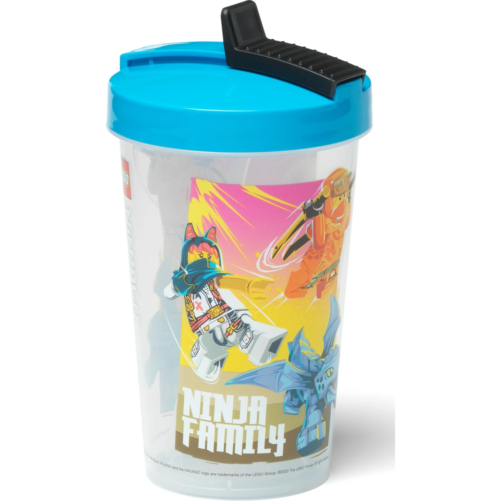 Room Copenhagen LEGO Mug with Straw Ninjago Classic Black (black/red. 500ml)