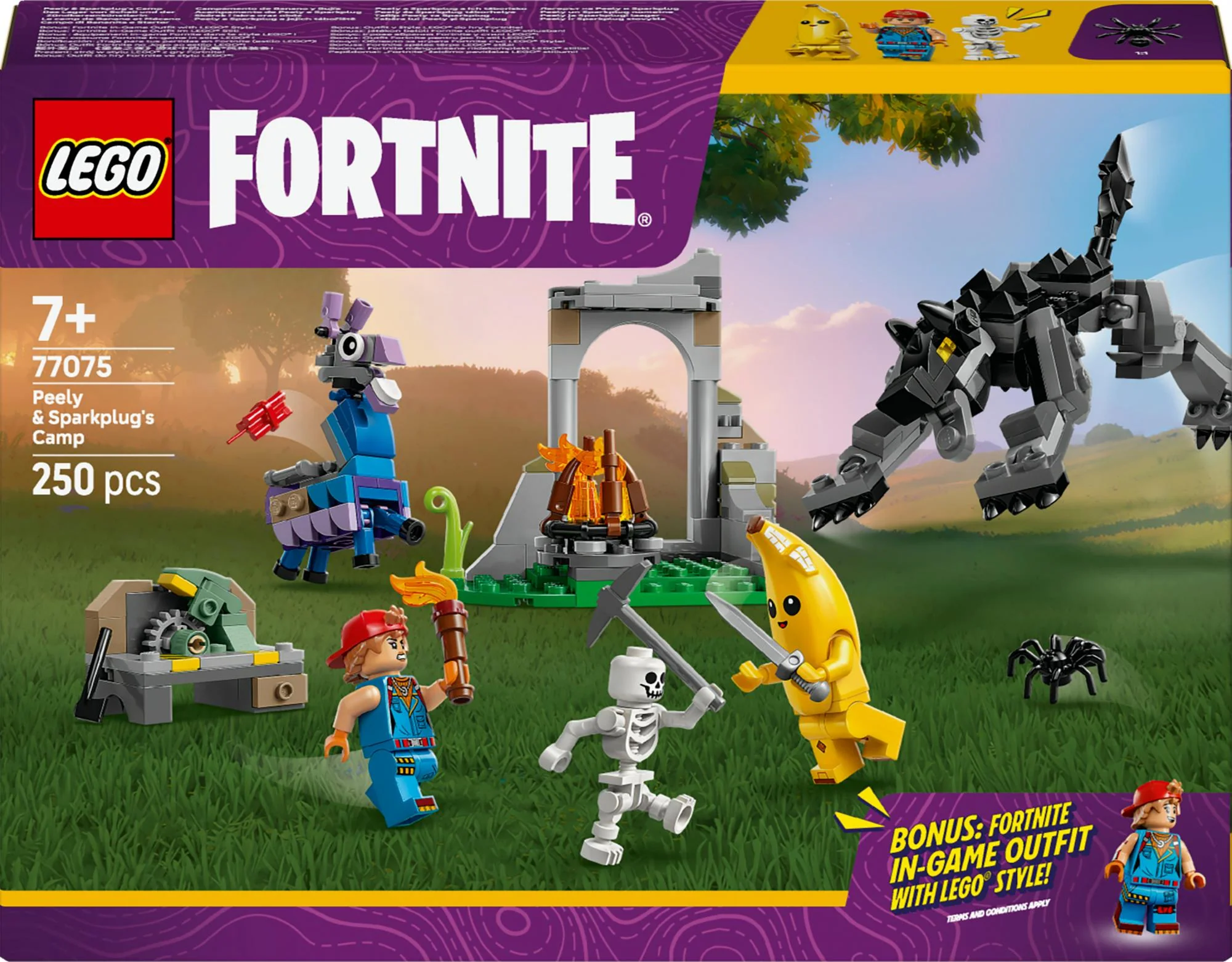 LEGO 77075 Fortnite Shali and the Spark Plug Artist's Camp