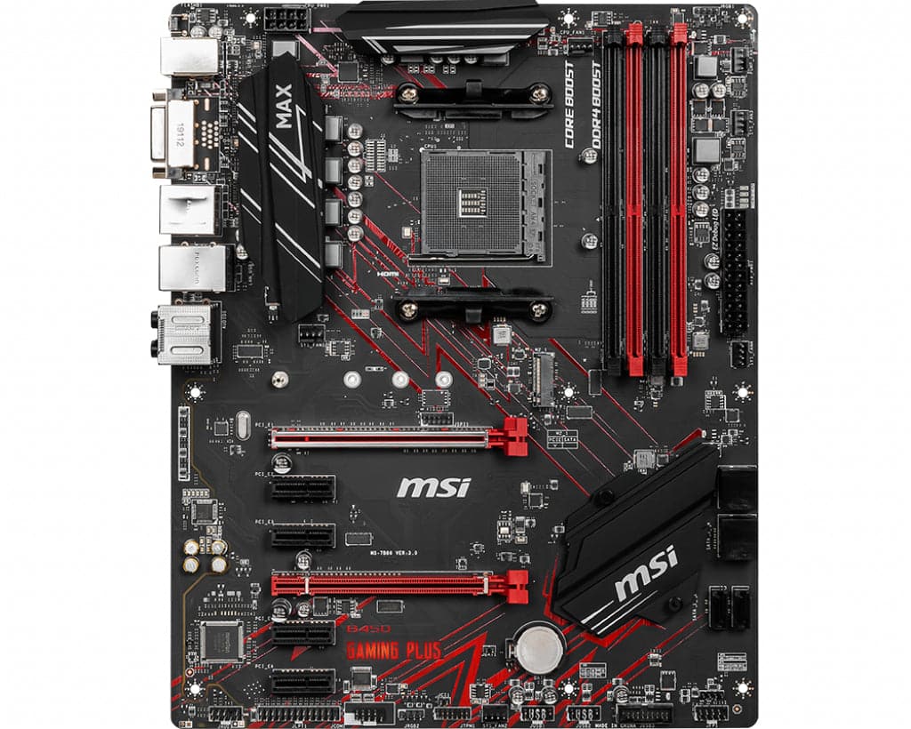 MSI B450 GAMING PLUS MAX ATX AM4 AMD B450