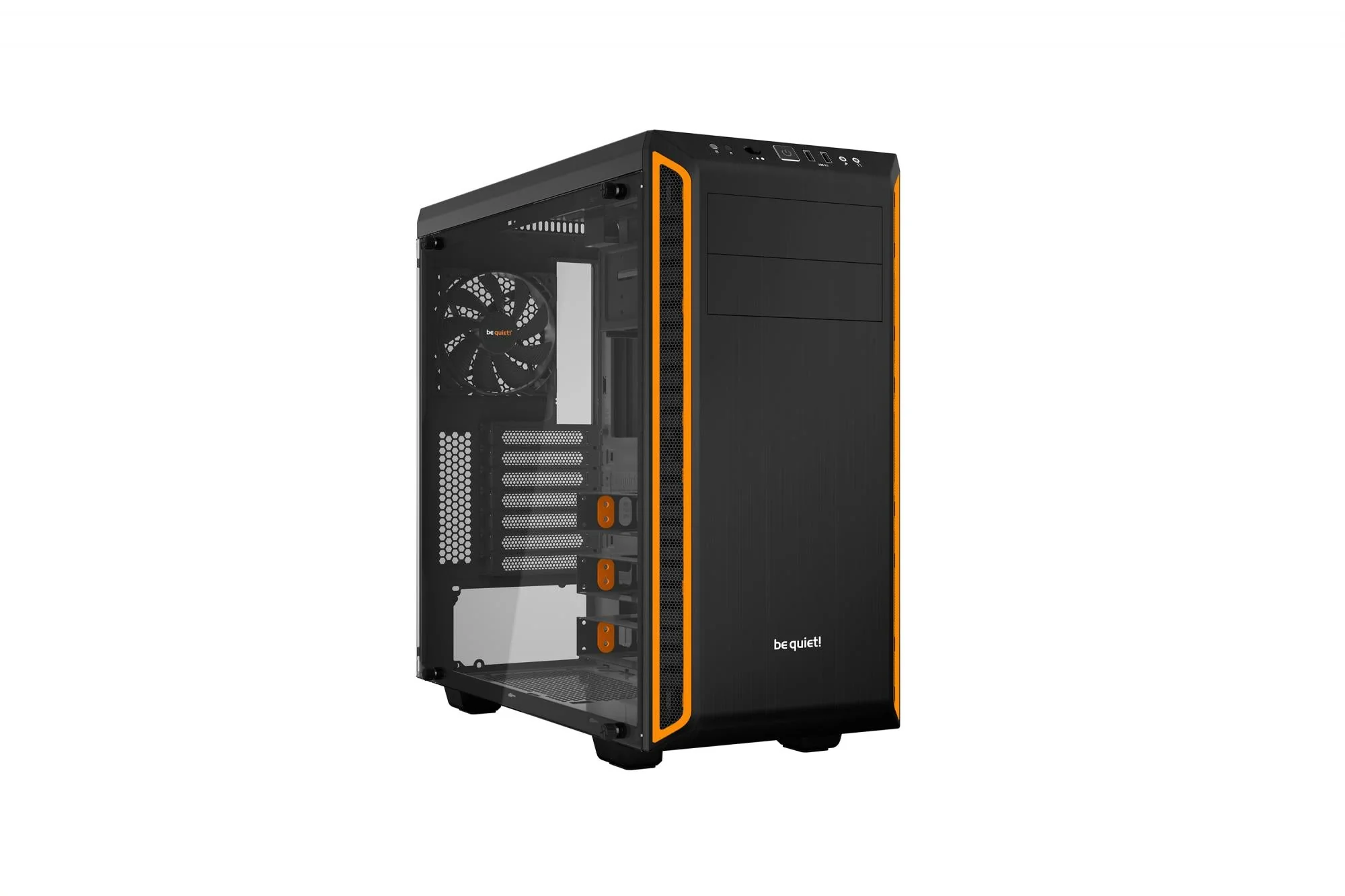be quiet! PURE BASE 600 Window - black/orange