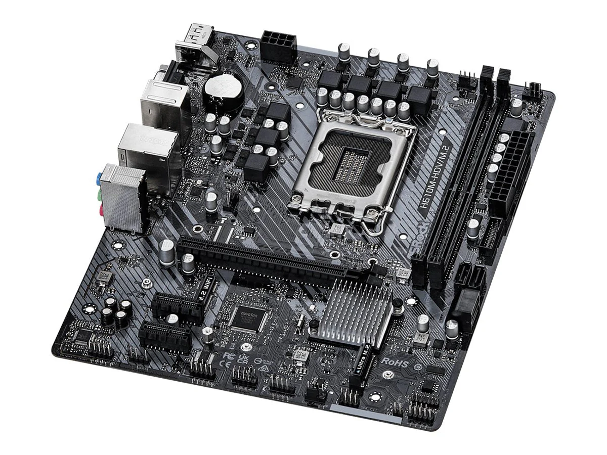 ASRock H610M-HDV/M.2 Micro-ATX LGA1700 Intel H610