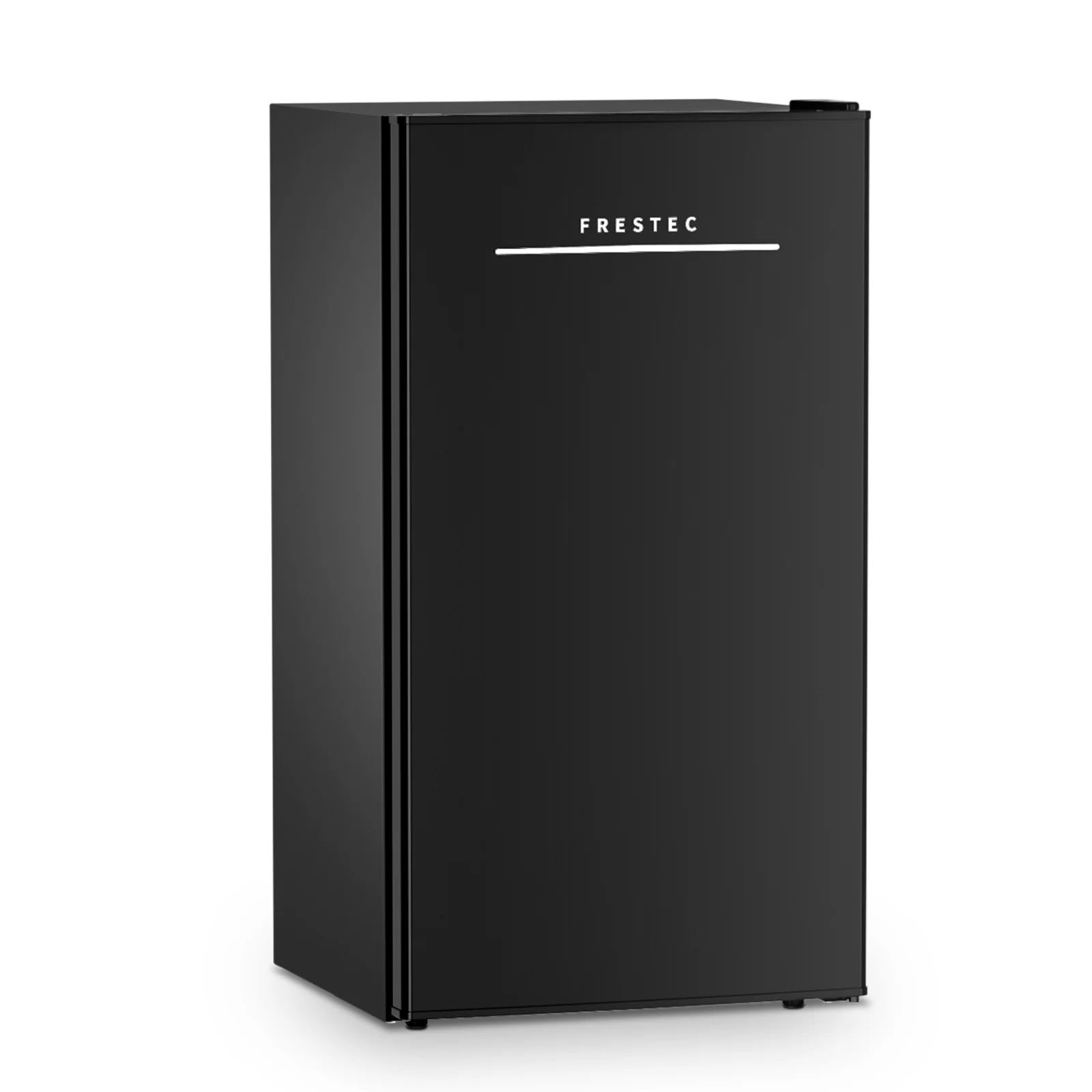 Frestec 3.2 Cu ft One Door Mini Fridge, Estar, Stainless Steel Look, New