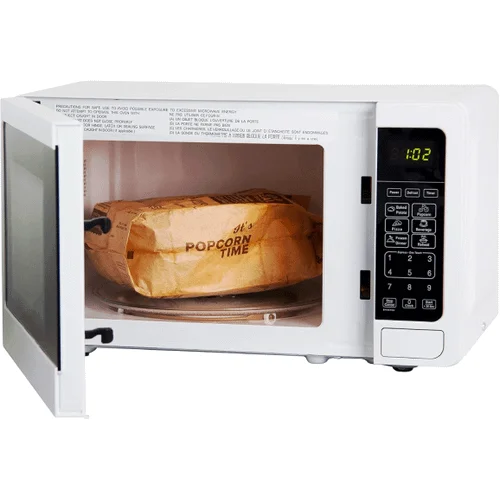 Golden 0.7 Cu Ft Mini Microwave Oven - White