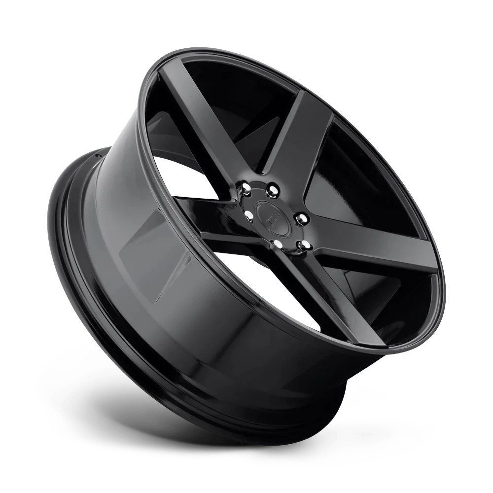 DUB 1PC Aluminum Rim S216 BALLER 24X10in Gloss Black Finish, S216240084+19