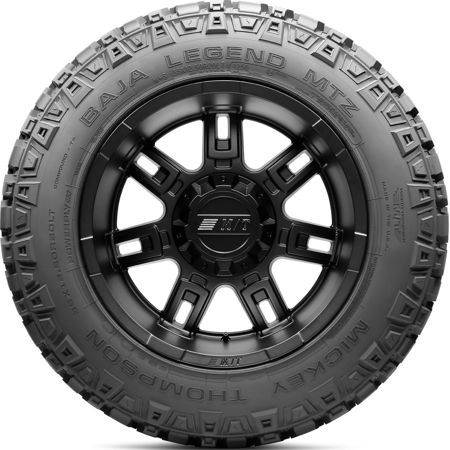 Mickey Thompson Baja Legend MTZ Mud Terrain LT33X12.50R20 114Q E Light Truck Tire