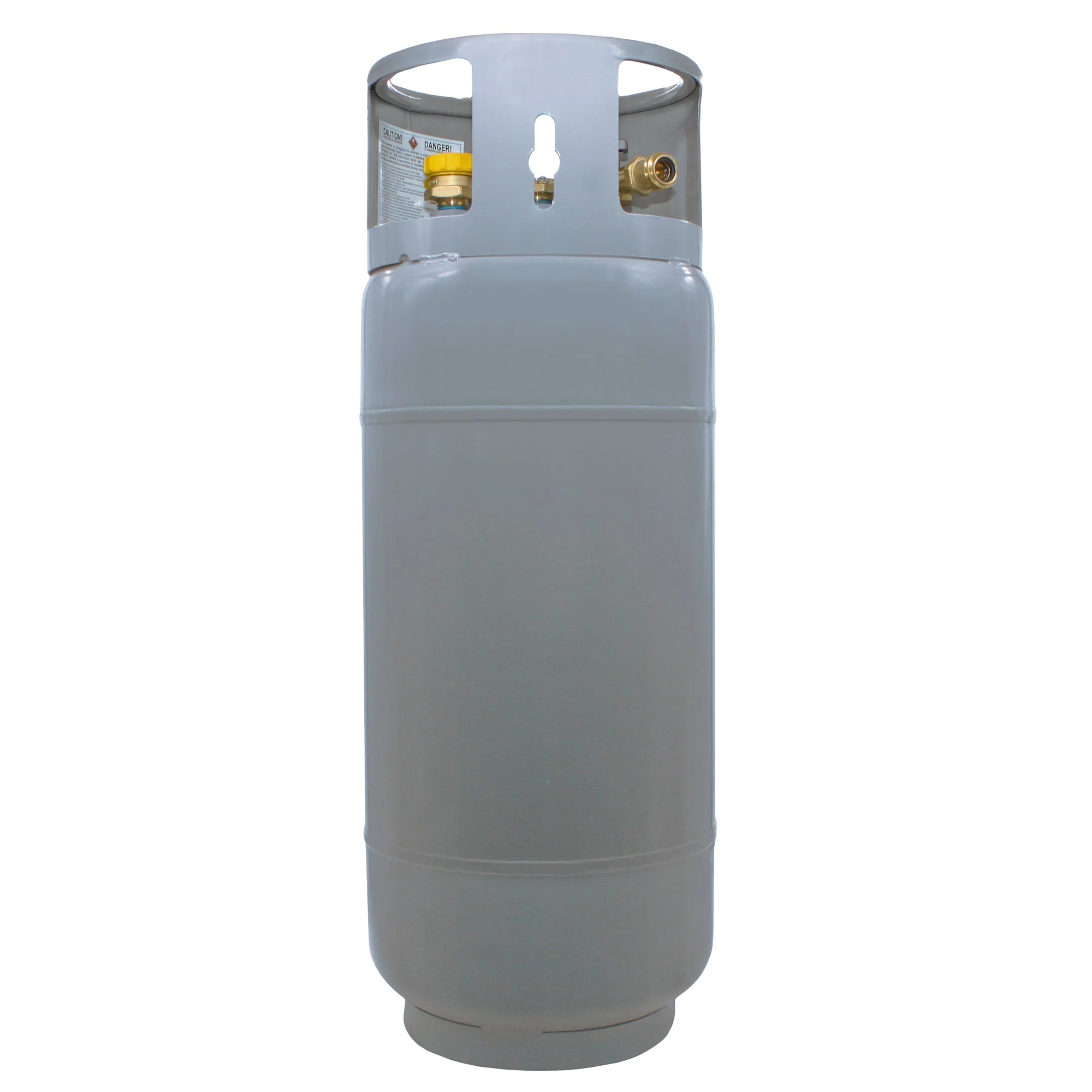 Flame King Empty Steel Forklift Propane Tank with Built-in Gauge, Rugged-Designed, 43.5 lbs