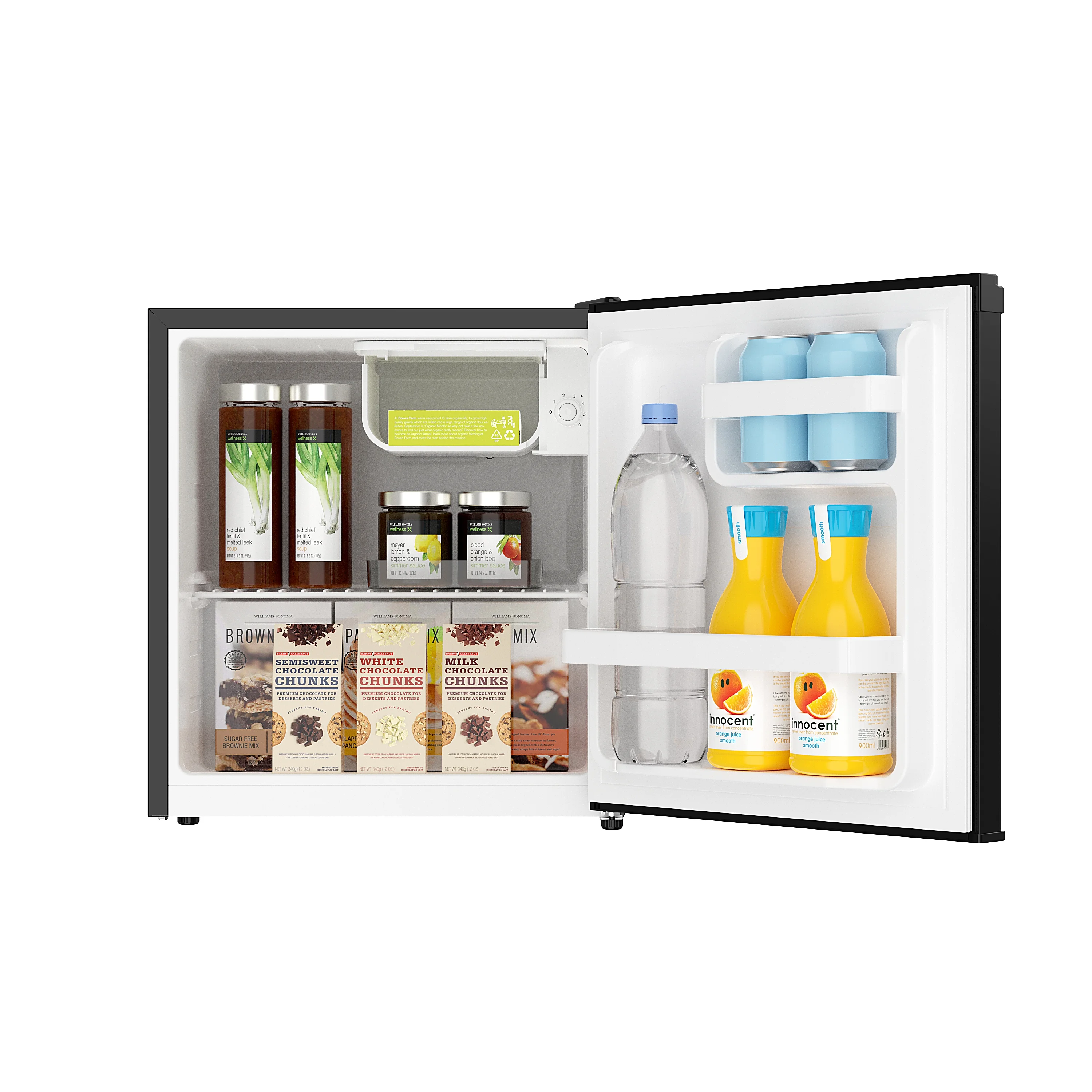 Frigidaire 1.6-Cu. Ft. Compact Fridge, EFR1O0C-BLACK