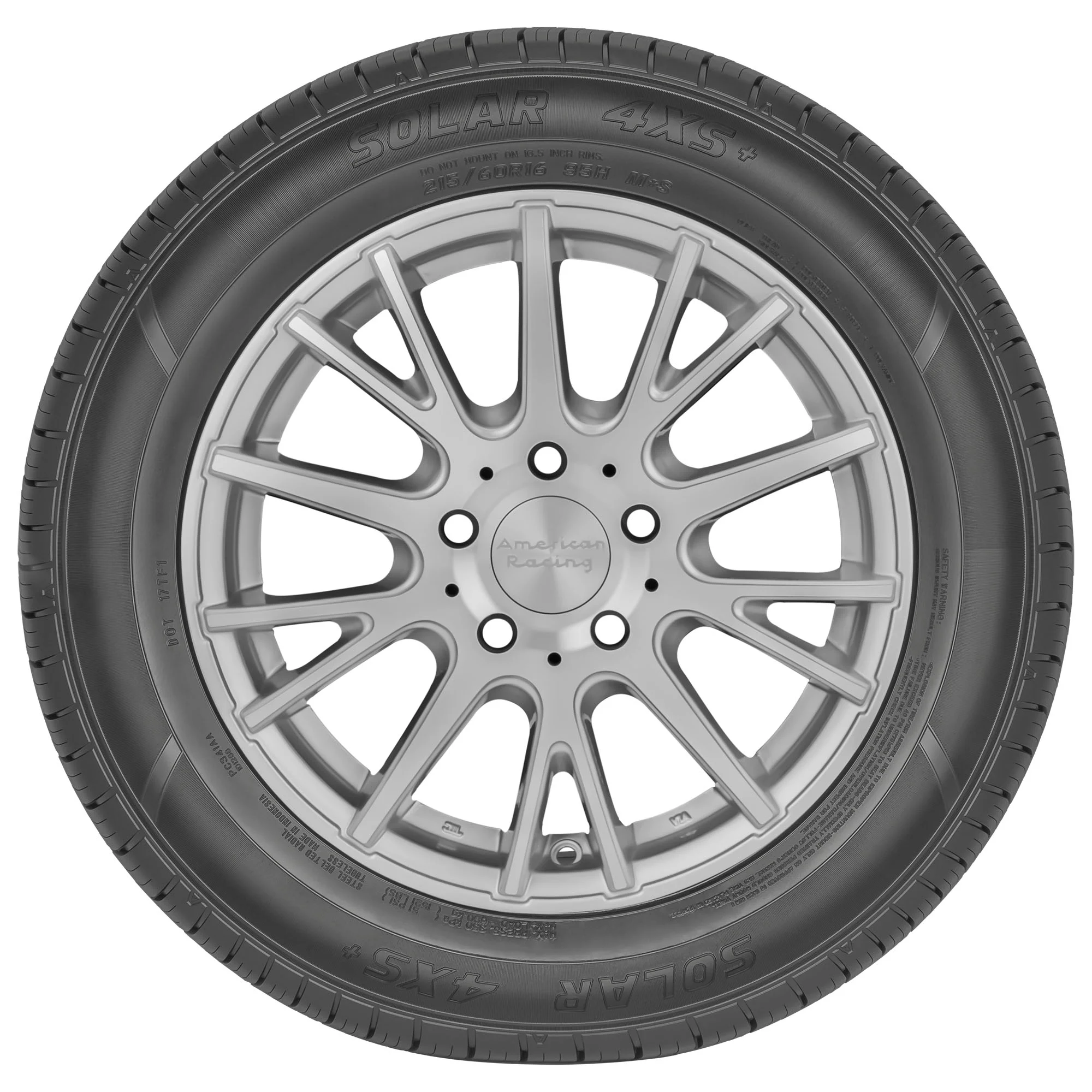 Solar 4XS + All Season 225/55R17 97V Passenger Tire